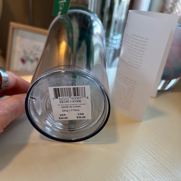 Adorable Starbucks Hello Kitty Clear Tumbler.  Holiday 2025 release. - Picture 7 of 9